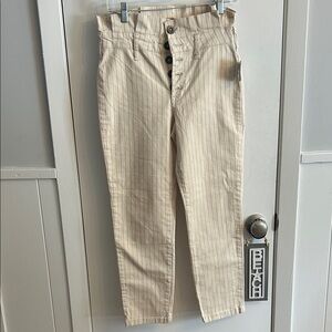 NWT Off white Striped women’s  Pants size 6